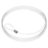 Bildkrok Smart H10 klämkrok, Perlonlina ögla. Set för tavelhängning på träskena - Galleriskena