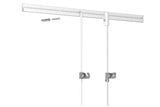 Galleriskena Museum +, Classic Rail för tavelhängning - Galleriskena
