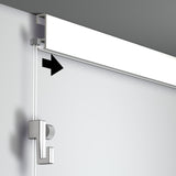 Bildkrok mindre till perlonlina för tavelupphängning.  Bildkrok mindre, förs in från sidan av skenan - galleriskena