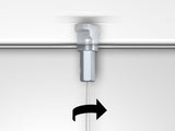 Lna Twister 1 mm för bildkrok Micro Grip 1 mm.  För i fästet i skenspåret, vrid - Galleriskena
