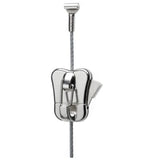 Stas Zipper Pro bildkrok med spärr. Sakerhetskrok tavla  - Galleriskena