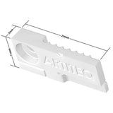 Tilt Reducer från Artiteq-trådstabilisator. Mått trådstabilisator - galleriskena