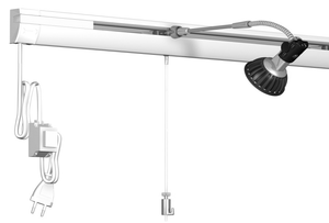 Galleriskena LED Påbyggnads set 200 cm