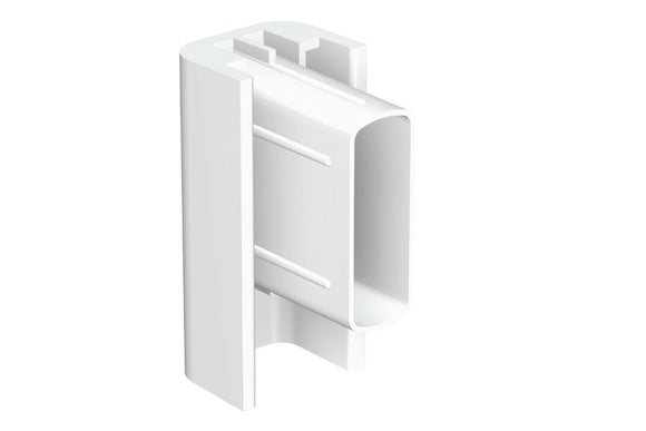 Ändstycke vitt till Galleriskena Klick - galleriskena