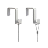 Artiteq Panelkrok vit, krok för skiljevägg - galleriskena