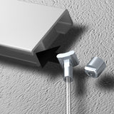 Bildstopp för lutande Galleriskena Klick. SET lutande skena. Närbild - galleriskena