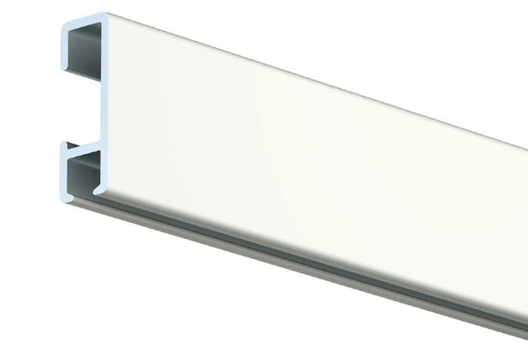 Galleriskena Klick vit 2 m för tavelhängning. Tavelupphängnings list vit - galleriskena