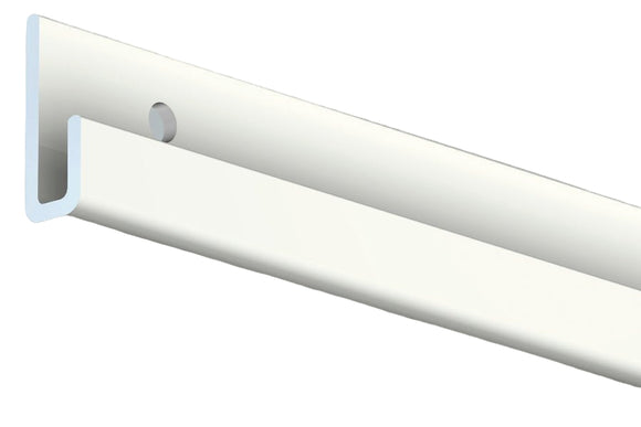 Galleriskena Museum vit för tavelhängning. Vitlackerad skena - galleriskena