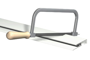 Info skena vit, svart, Info rail 100 cm