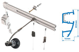 Galleriskene set LED, tavelbelysning grundpaket 2 m