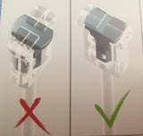 Perlonlina Cliq2fix för tavelhängning.  Lätt placerad, säker lina - galleriskena