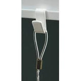 Perlonlina med ögla och Bildkrok Auto Grip.  för tavelhängning  med s krok - galleriskena