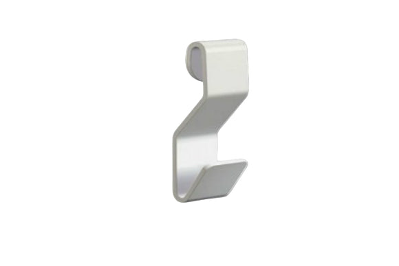 S krok vit för tavelhängning på skena -  galleriskena