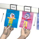 Skylt till Info Rail, informationssystem kontor och skola.  För akvarell utan ram - galleriskena