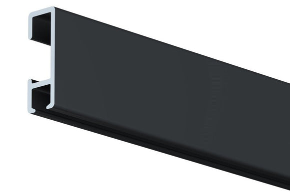 Galleriskena Klick svart för tavelhängning. tavelsystem svart skena  - Galleriskena