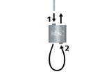Vajer 1 mm med vajerlås, Loop SET - Galleriskena