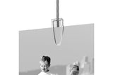 Vit plastad för skena, häng foton och teckningar. Med Plast clips, fäst foton på linan - Galleriskena